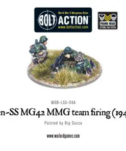 Waffen-SS MG42 MMG team firing (1943-45)