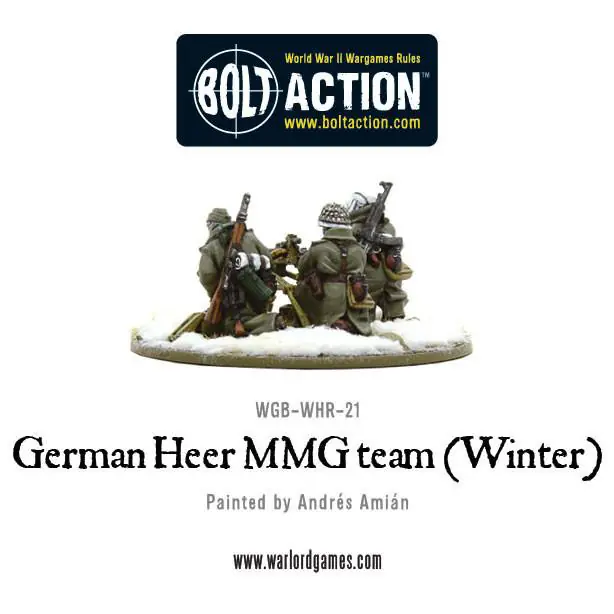 German Heer MMG team (Winter) - Image 3