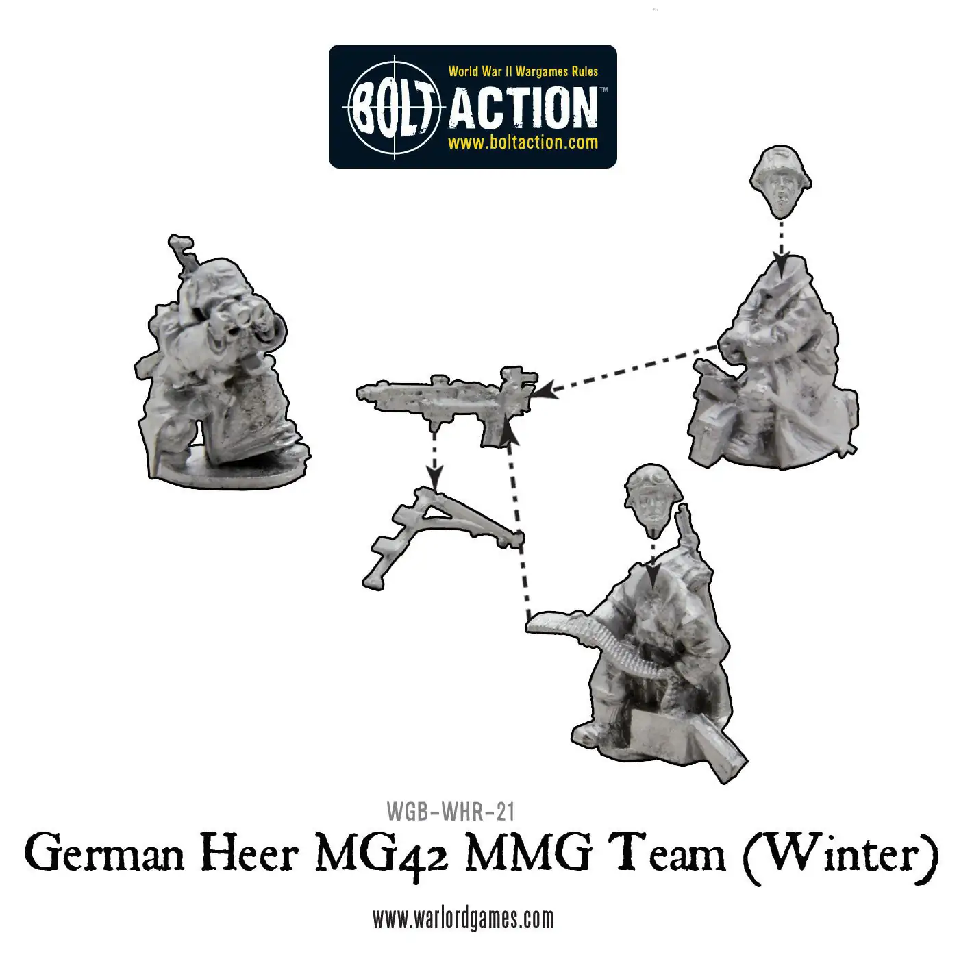 German Heer MMG team (Winter) - Image 5