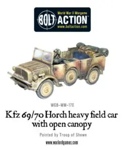 Open-topped Kfz 69/70 Horch 1a