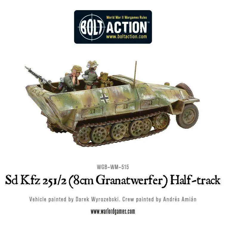 Sd.Kfz 251/2 Ausf D (8cm Granatwerfer) Half Track - Image 3