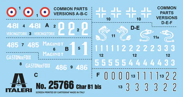 25766 - Scale 1 : 56 Char B1 Bis - Image 3