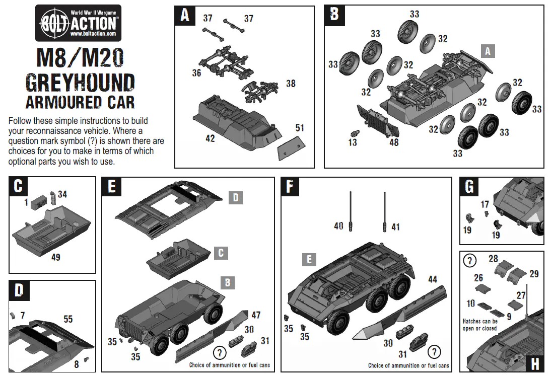 M8/M20 Greyhound Scout Car (Plastic Box) - Image 4