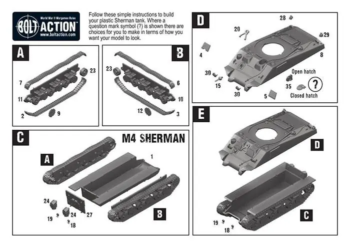 M4 Sherman medium tank (plastic) - Image 11
