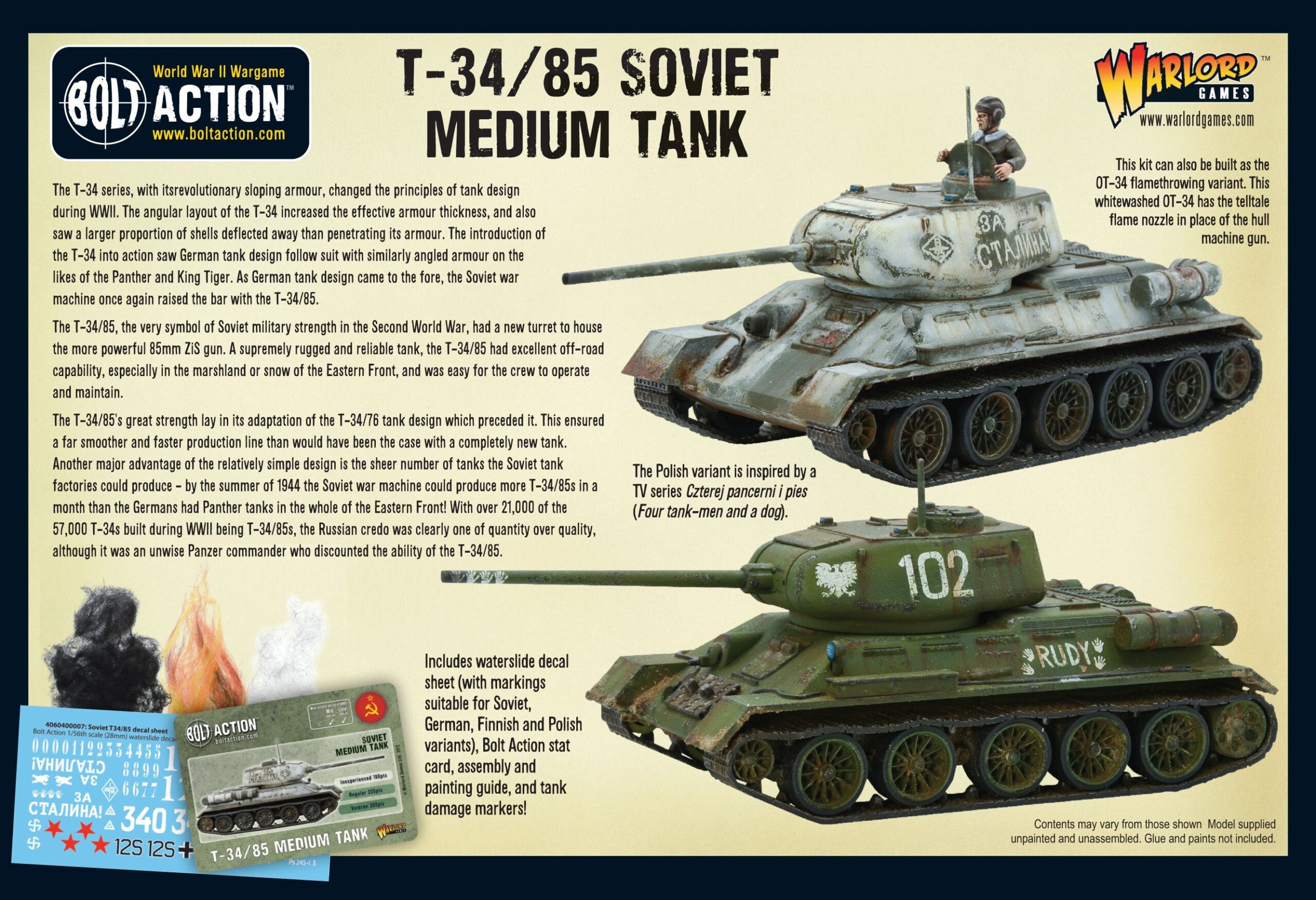 T-34/85 medium tank (plastic) - Image 2