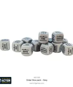 Alternative view of Bolt Action: Orders Dice Pack - Grey