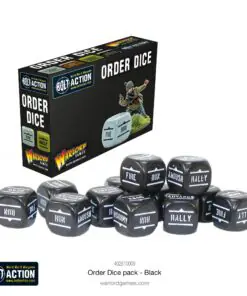 Bolt Action: Orders Dice Pack - Black
