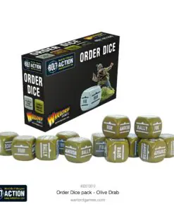 Bolt Action: Orders Dice Pack - Olive Drab