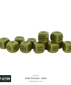 Alternative view of Bolt Action: Orders Dice Pack - Green