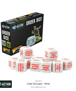 Bolt Action: Orders Dice Pack - White