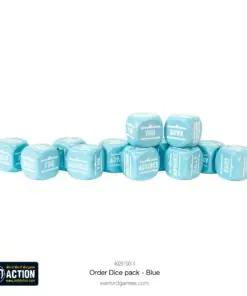 Alternative view of Bolt Action: Orders Dice pack - Blue