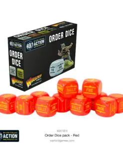 Bolt Action: Orders Dice pack - Red