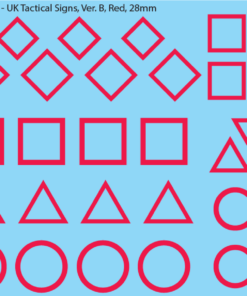 WW2 British - Tactical Signs, red