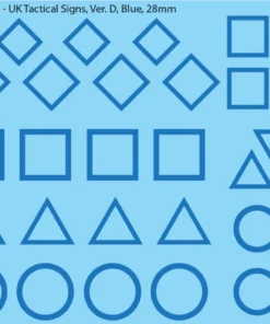 WW2 British - Tactical Signs, blue