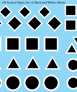 WW2 British - Tactical Signs, black and white