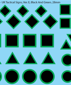 WW2 British - Tactical Signs, black and green