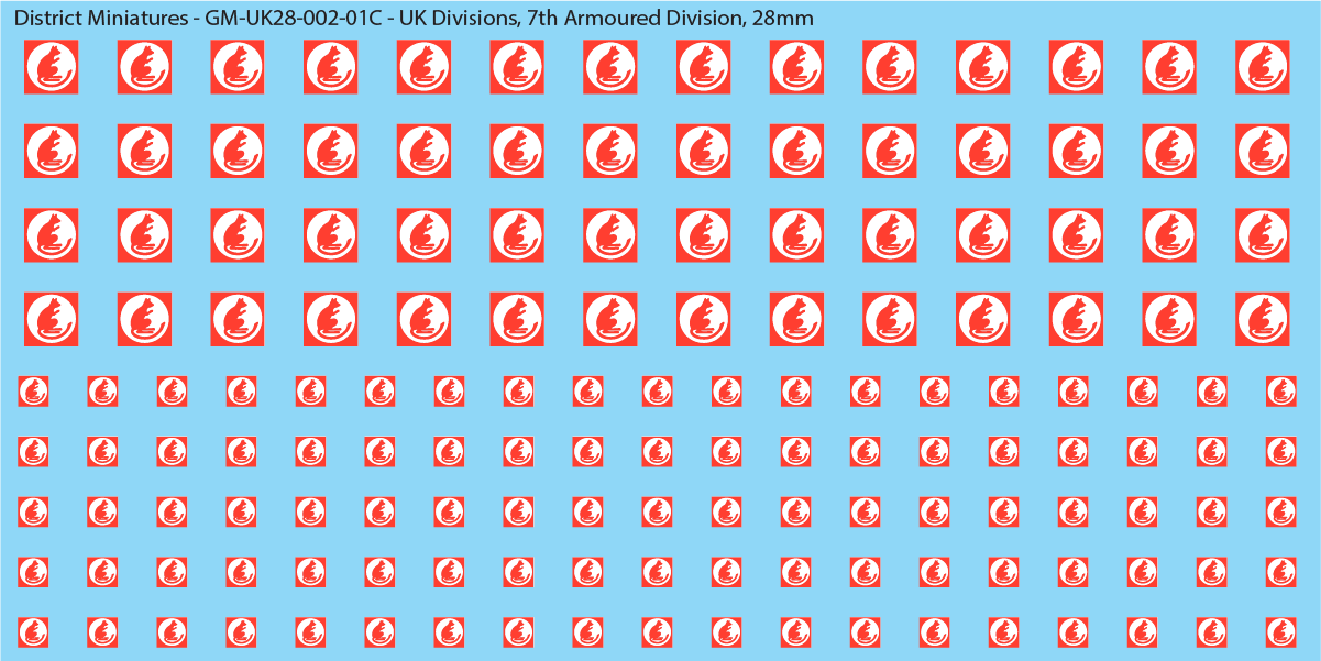 Sheet C: 7th Armoured Division