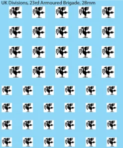 Sheet R: 23rd Armoured Division
