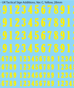 WW2 British - Tactical Sign Additions, yellow