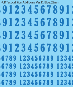 WW2 British - Tactical Sign Additions, blue