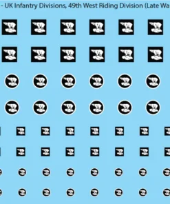 Sheet 2B: 49th West Riding (Late War)