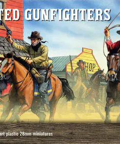 Dead Man's Hand Mounted Gunfighters Plastic Boxed Set