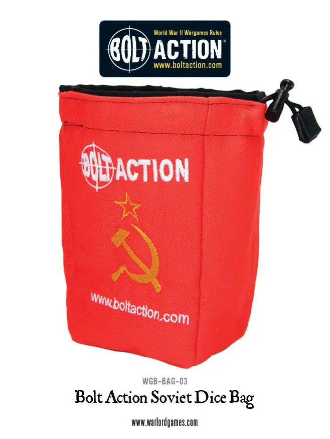 Bolt Action Soviet Union dice bag