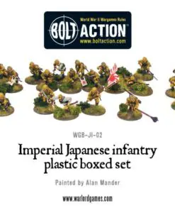 Alternative view of Imperial Japanese infantry plastic boxed set