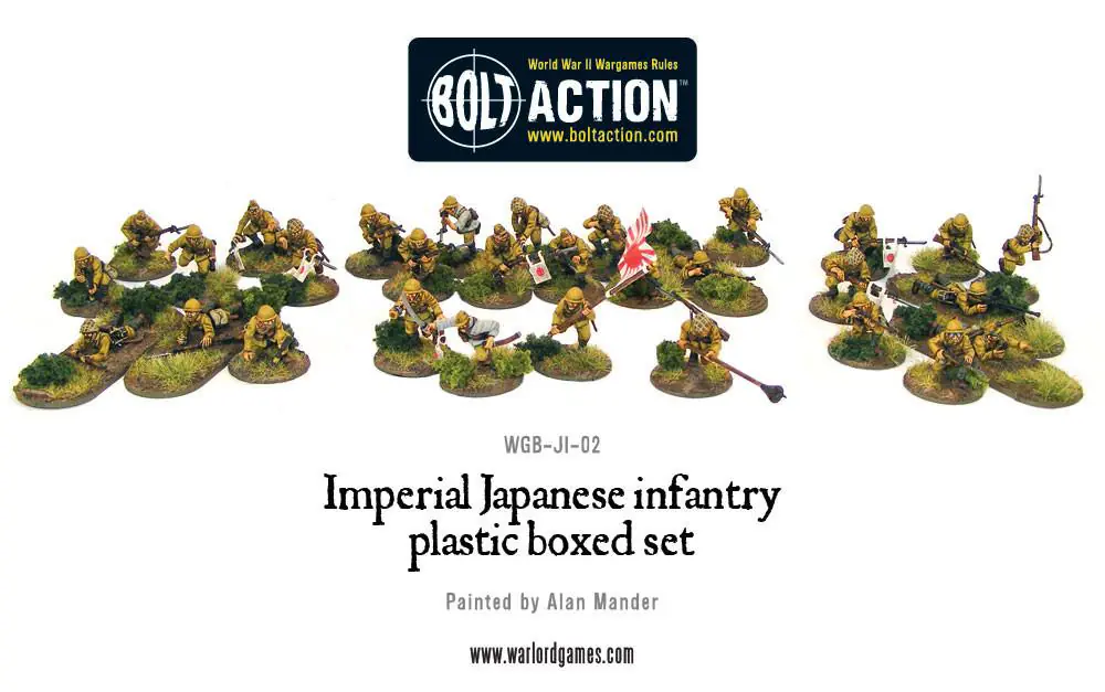 Imperial Japanese infantry plastic boxed set - Image 2