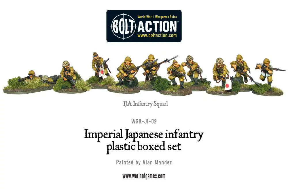 Imperial Japanese infantry plastic boxed set - Image 3