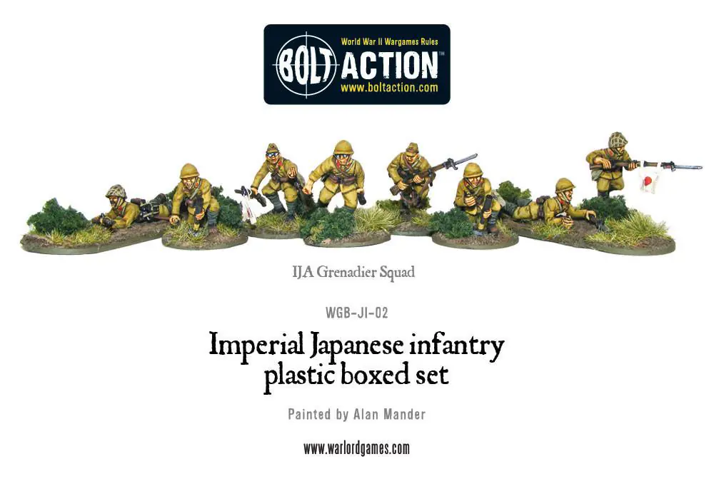 Imperial Japanese infantry plastic boxed set - Image 4
