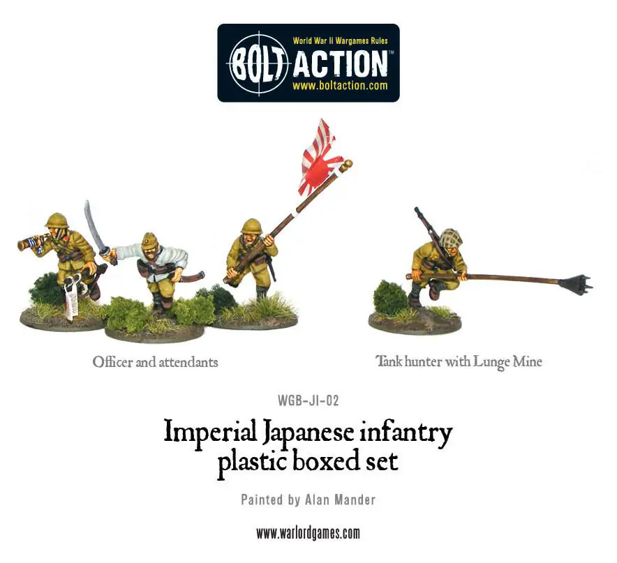 Imperial Japanese infantry plastic boxed set - Image 5