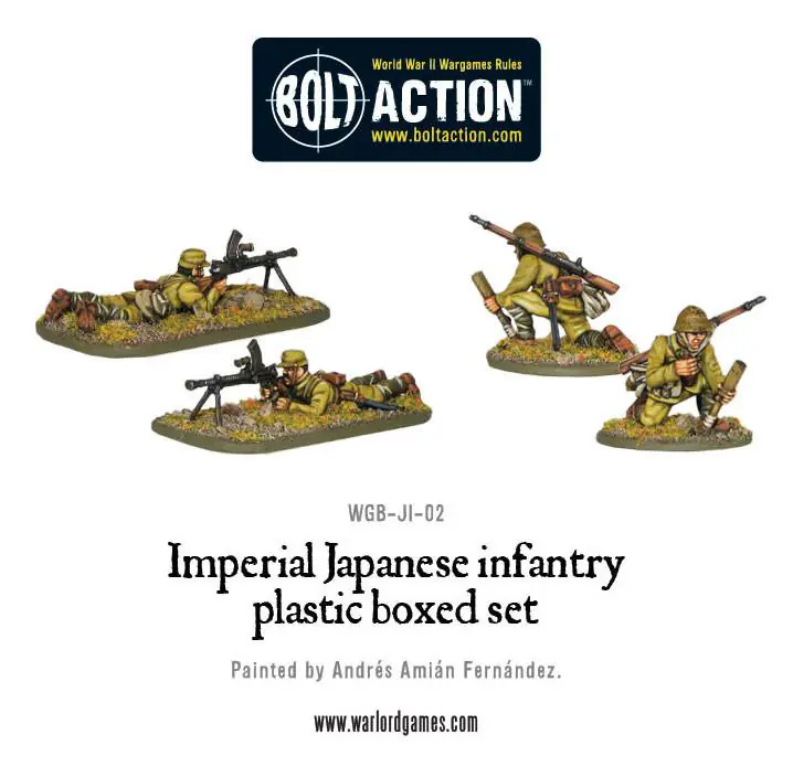Imperial Japanese infantry plastic boxed set - Image 7