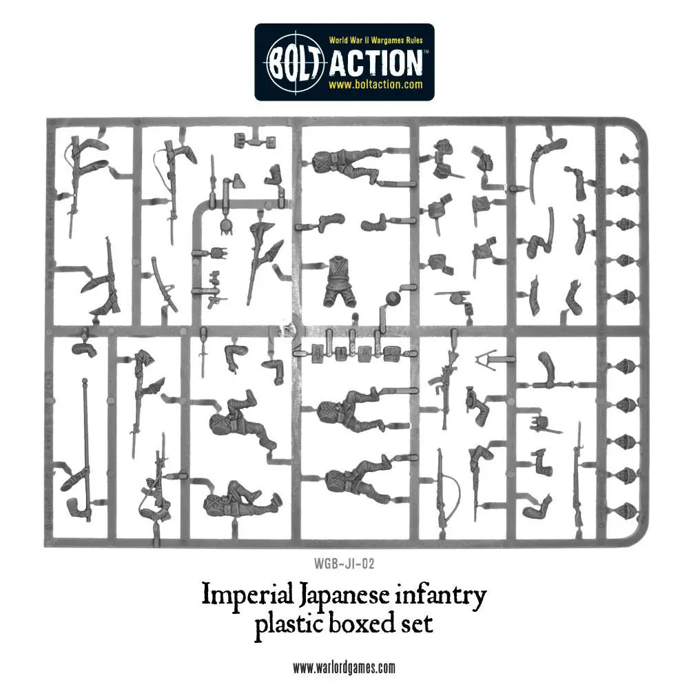 Imperial Japanese infantry plastic boxed set - Image 10