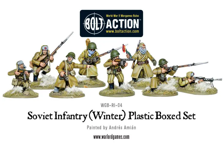 Soviet Winter Infantry plastic box set - Image 2