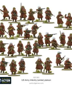 Alternative view of US Army Infantry (Winter) Platoon