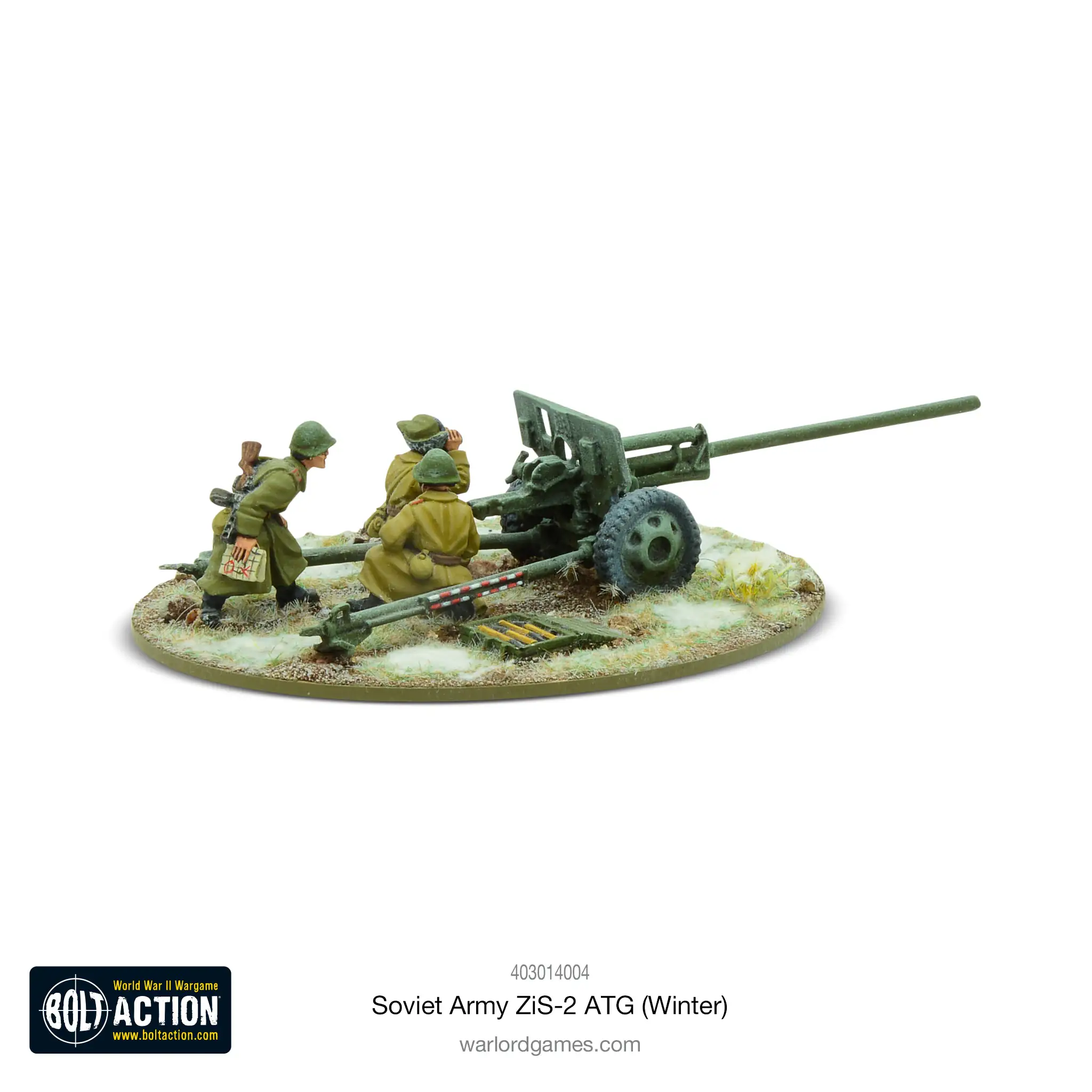 Soviet ZIS-2 anti-tank gun (Winter) - Image 3