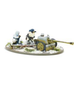 Alternative view of Winter Fallschirmjäger Pak 40