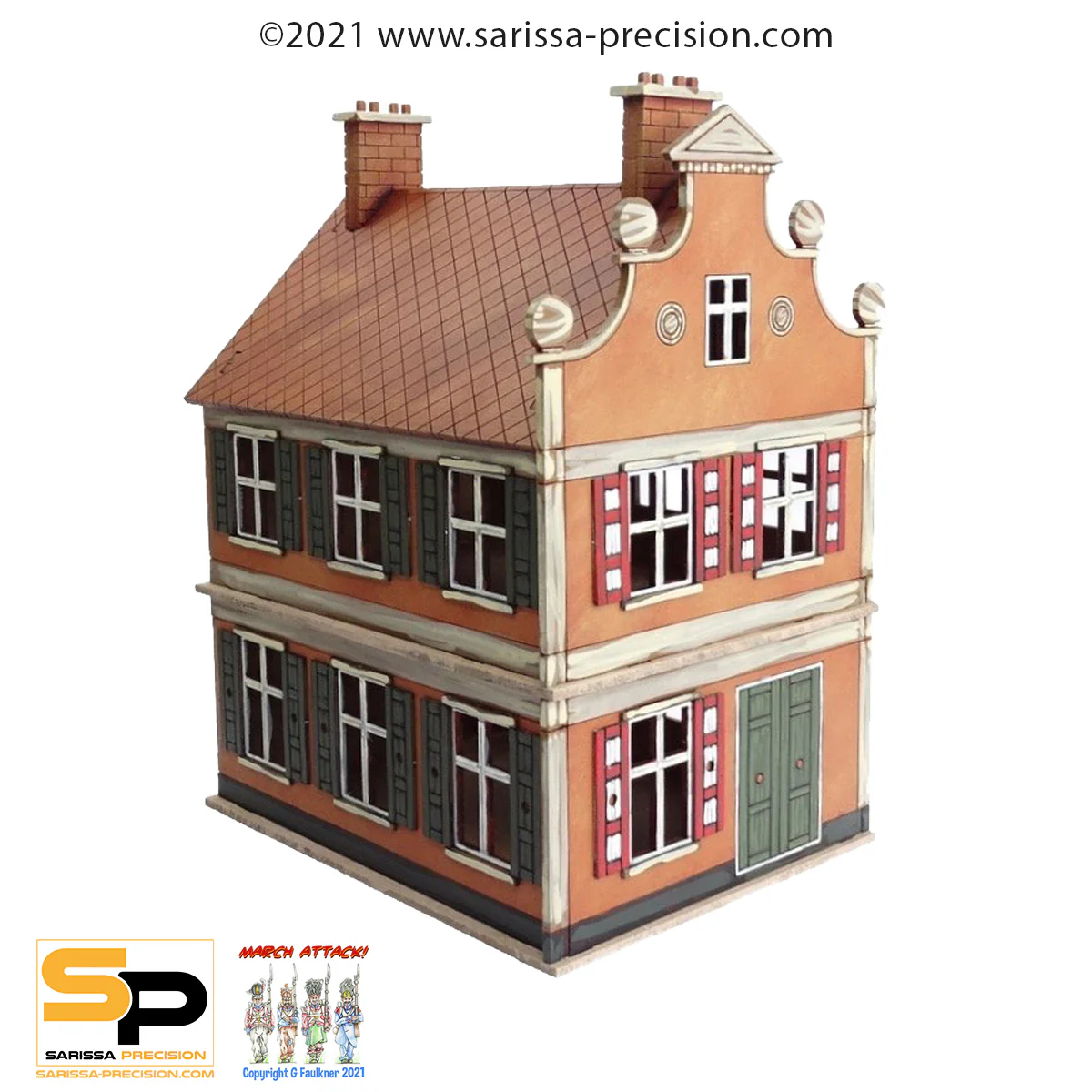 Dutch / Belgian Two-Storey Townhouse (28mm)