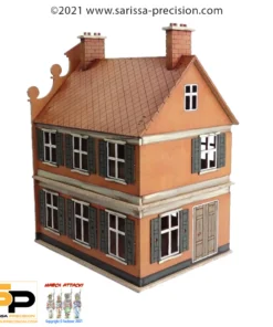 Alternative view of Dutch / Belgian Two-Storey Townhouse (28mm)