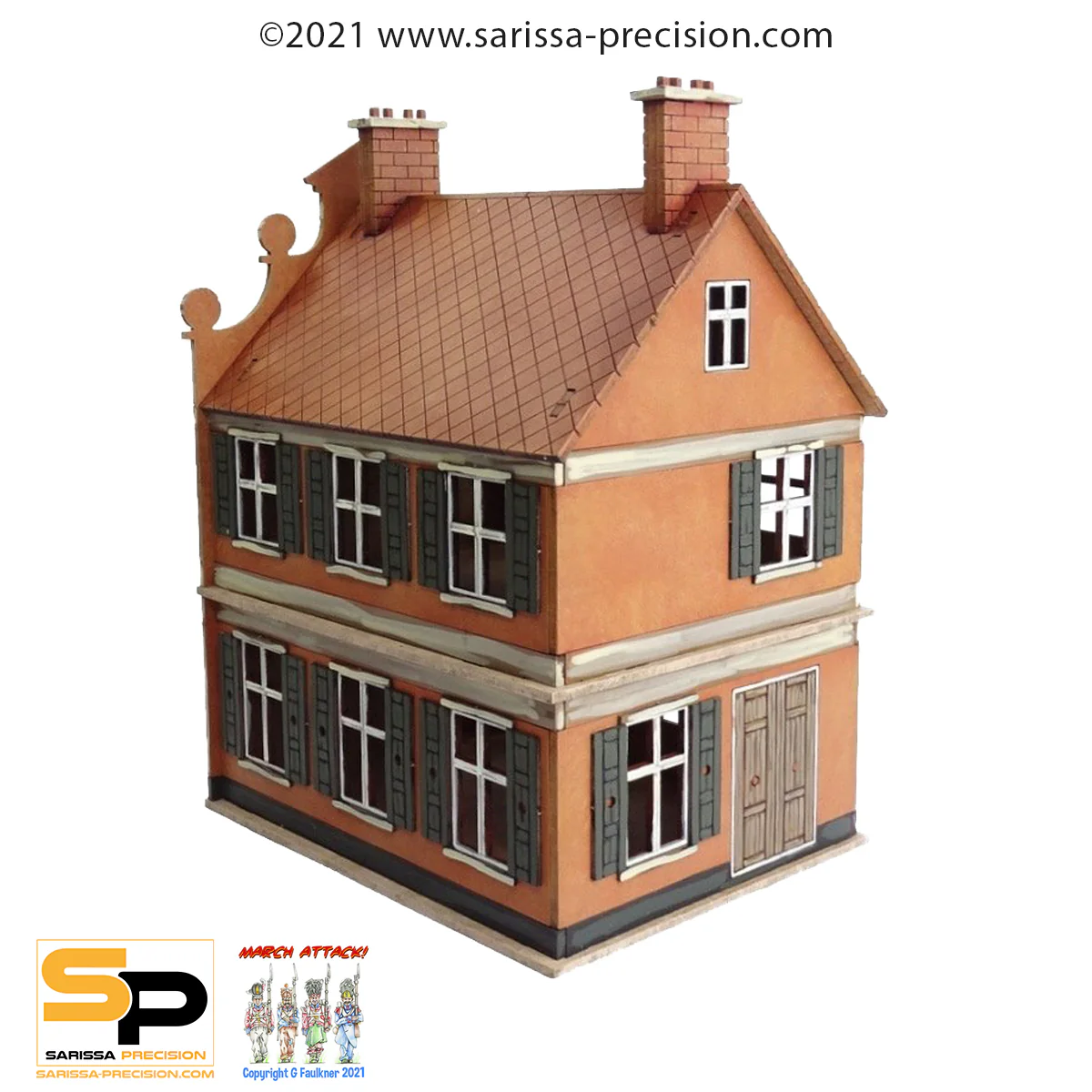 Dutch / Belgian Two-Storey Townhouse (28mm) - Image 2