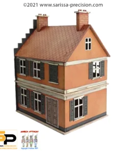 Alternative view of Dutch / Belgian Two-Storey Townhouse 2 (28mm)