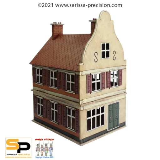 Dutch / Belgian Two-Storey Shop (28mm)