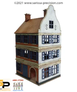 Dutch / Belgian Three-Storey Townhouse side archway