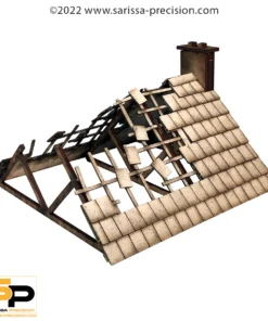 Alternative view of Destroyed Single-Storey House (28mm)