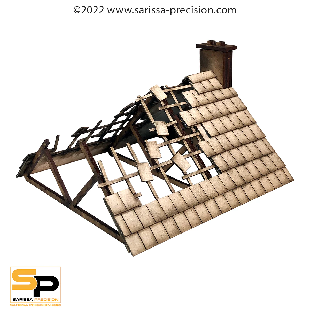 Destroyed Single-Storey House (28mm) - Image 2