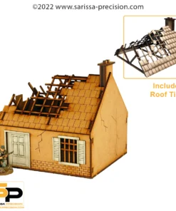 Destroyed Single-Storey House (28mm)