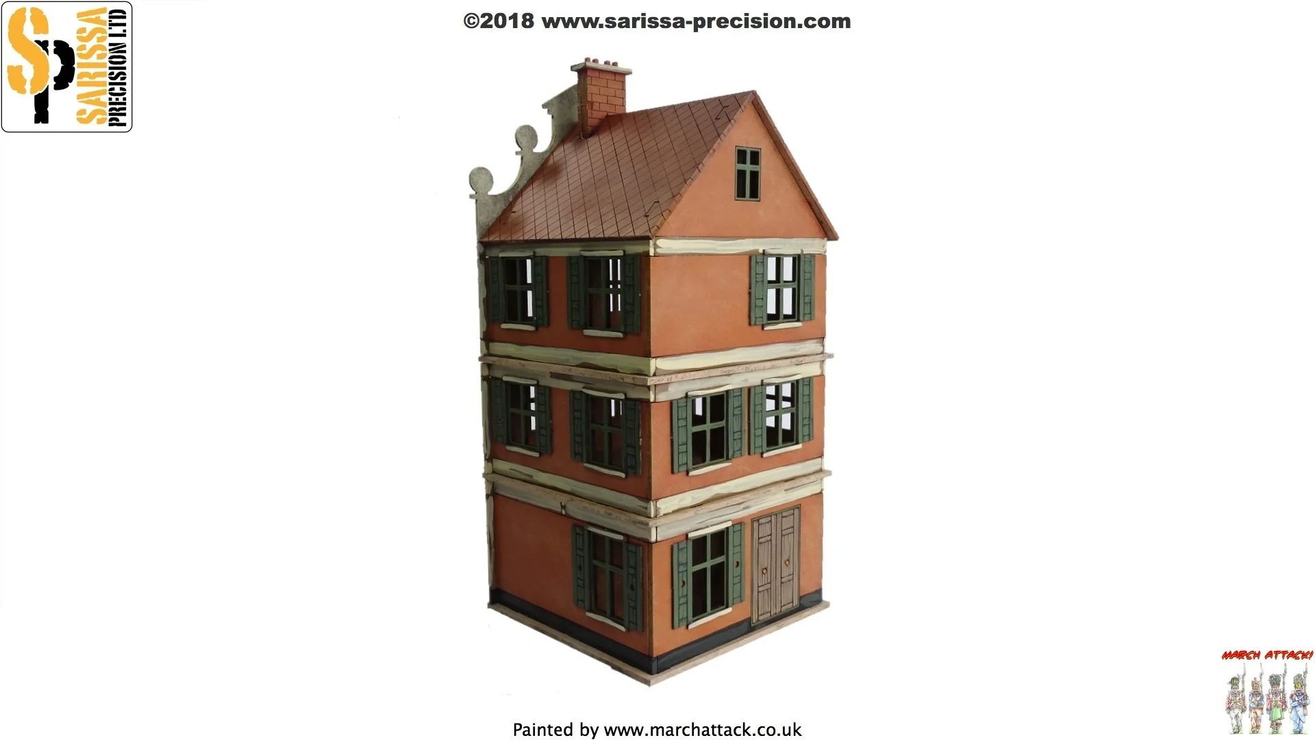 Dutch / Belgian Small Three-Storey Townhouse - Image 2