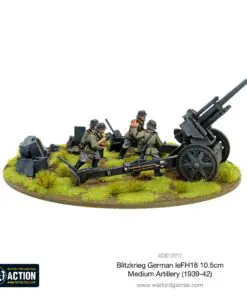 Blitzkrieg German leFH 18 10.5cm medium artillery (1939-42)