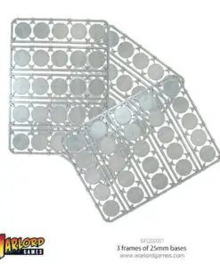 3 frames of 25mm bases
